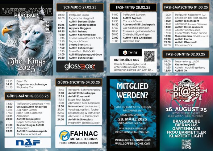 Fasnachtsprogramm 2025